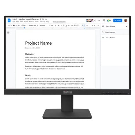 22" Lenovo ThinkVision S22-4e FHD 100Hz 4ms IPS LED Monitor