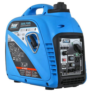 Pulsar 2,200W Portable Dual Fuel Quiet Inverter Generator