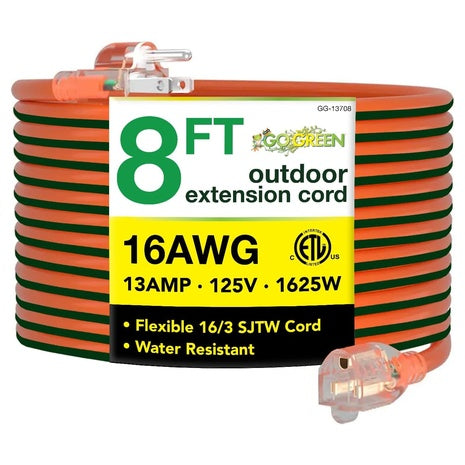 8’ Heavy-Duty Outdoor Extension Cord
