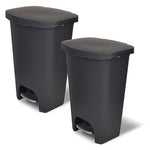2 Glad 13 Gallon Trash Cans