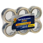 6 Rolls Of Duck Brand High Performance Packaging Tape