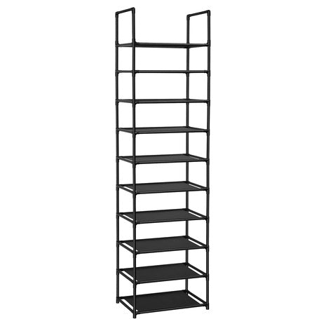 10-Tier Fiducial Home Sturdy 20-25-Pair Capacity Shoe Rack
