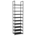 10-Tier Fiducial Home Sturdy 20-25-Pair Capacity Shoe Rack