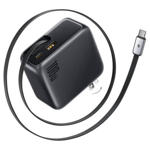 Baseus 100W USB-C Charger with Retractable Cable
