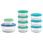 18-Piece Anchor Hocking Glass Storage Containers w/ Lids