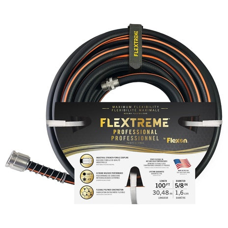 100FT Flexon Flextreme Pro Performance Rubber Garden Hose