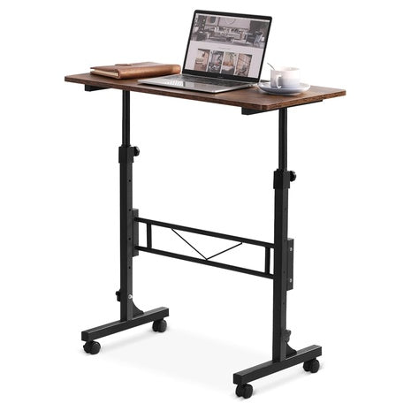 Mobile Adjustable Standing Desk with Wheels (2 Colors)