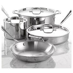7-Piece All-Clad D3 Stainless Steel Cookware Set
