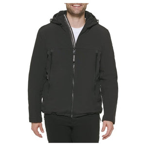 Calvin Klein Sherpa-Lined Hooded Soft Shell Jacket
