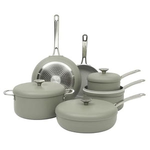 10-Piece Sur La Table Ceramic Nonstick Cookware Set