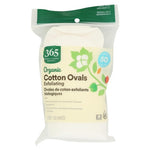 50-Count 365 By Whole Foods Organic Cotton Ovals