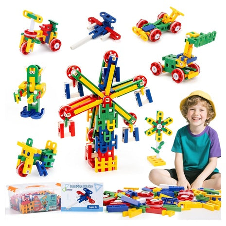 208 Piece STEM Building Blocks Set