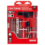 20-Piece Craftsman T-Handle Ratcheting Wrench Set