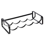 Amazon Basics Tabletop Stackable 4-Bottle Metal Wine Rack