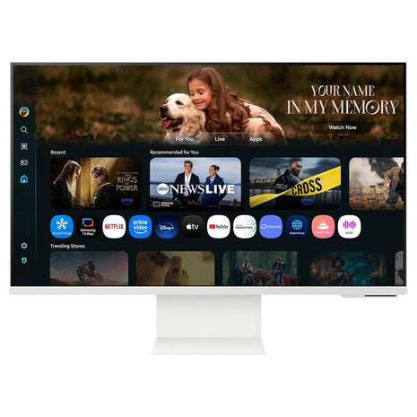 32" Samsung M8 M80F 4K HDR 4ms Smart VA Monitor With Webcam (Warm White)
