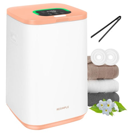 Luxury Spa Towel Warmer Bucket w/ Timer & Delayed Start