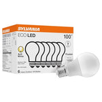 6 Sylvania Soft White ECO LED A19 Light Bulb, 100W Equivalent