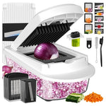 Mandoline Slicer & Vegetable Chopper with Container