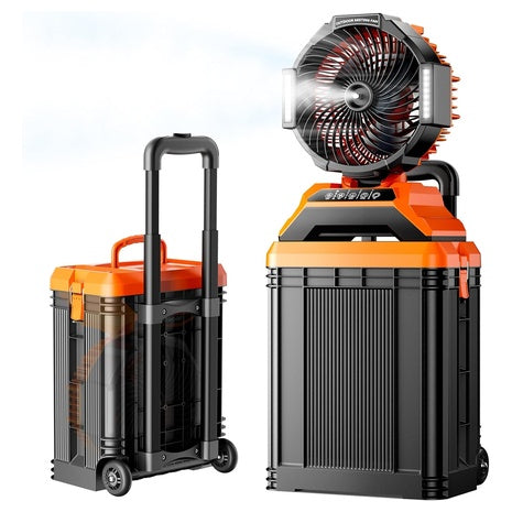 Lanonany 40000mAh Portable Misting Fan With 15L Bucket