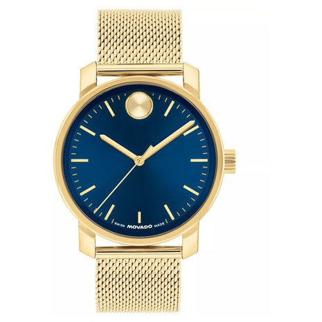 Movado Men's Bold Access Swiss Quartz Light Gold Steel Watch
