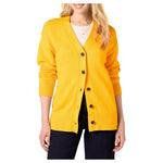 Women's V-Neck Midweight Relaxed-Fit Cardigan Sweater