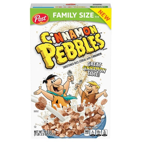 New: Cinnamon Pebbles Breakfast Cereal