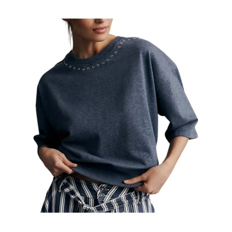 Grommet Pullover