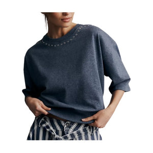 Grommet Pullover