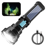Rechargeable Solar LED Flashlight