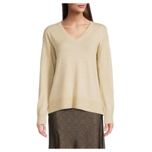 Vince Women's V-Neck Wool & Cashmere Sweater