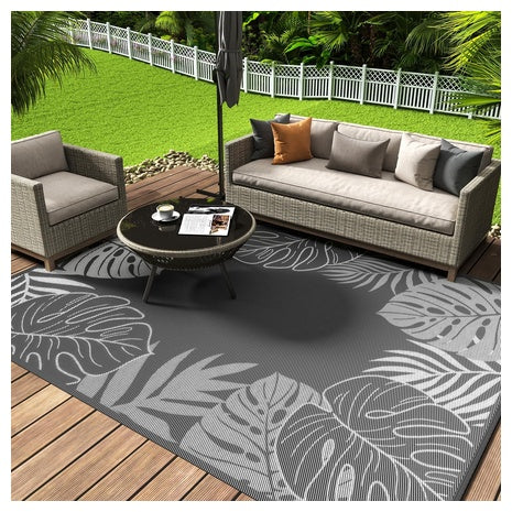 Reversible Waterproof Outdoor Patio Rug