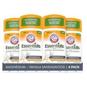 4-Pack Arm & Hammer Essentials Deodorant