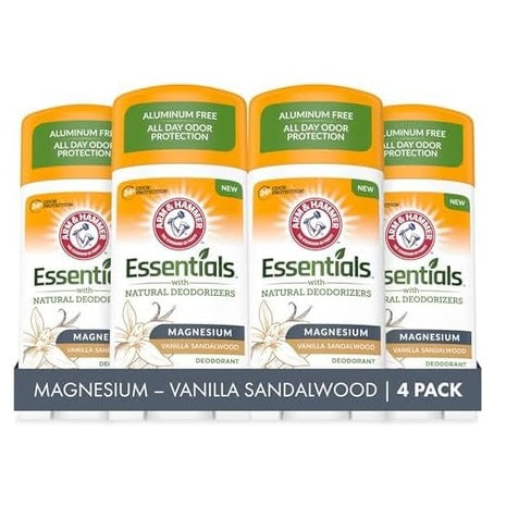 4-Pack Arm & Hammer Essentials Deodorant