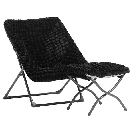 X-Large Saucer Chair with Foldable Ottoman