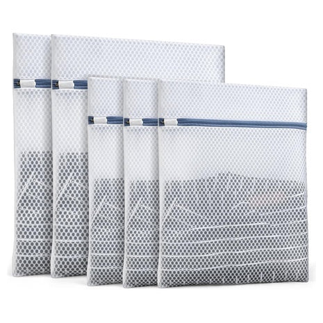 5-Pack Heavy-Duty Mesh Laundry Bags
