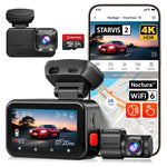 REDTIGER ViewClear 70 4K+2.5K Front And Rear Dash Cam