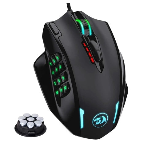 Redragon M908 Impact RGB LED MMO Laser Wired Gaming Mouse