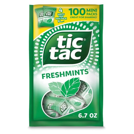 100 Mini Tic Tac Freshmints Packs