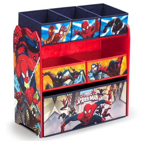 Delta Marvel Spider Man Children Multi-Bin Toy Organizer