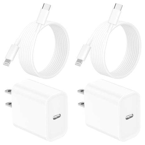 2 20W USB C iPhone Fast Chargers