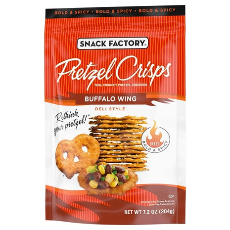 Snack Factory Buffalo Wing Pretzel Crisps (OU-D)
