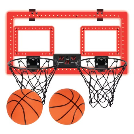 MinnARK Over-the-Door Basketball Dual Hoop