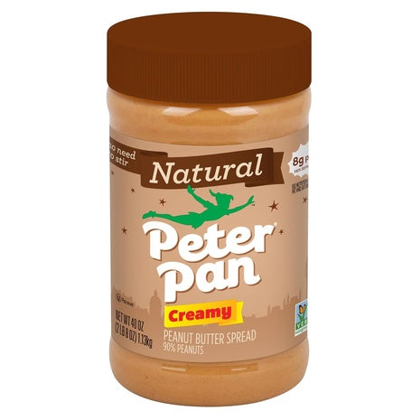Peter Pan Natural Creamy Peanut Butter Spread (40oz)