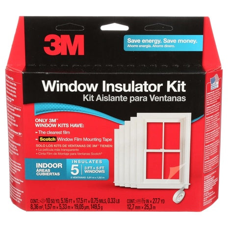 3M Indoor 5-Window Insulation Kit