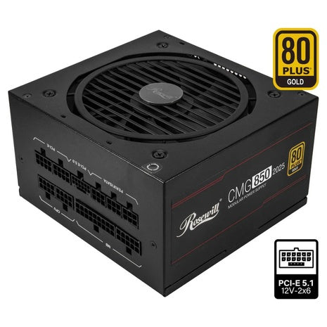 Rosewill CMG 850W ATX 3.0 & 3.1 Compatible 80+ Gold Power Supply