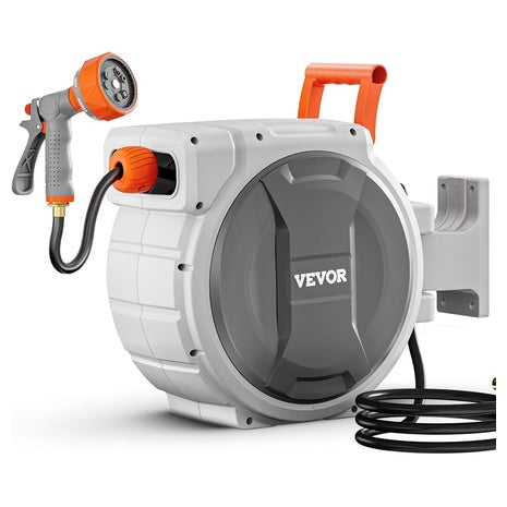 Vevor Retractable 1/2" X 84 Ft Wall Mounted Garden Hose Reel