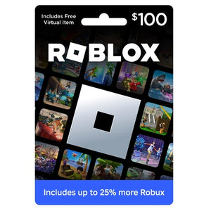 $100 Roblox eGift Card ncludes Exclusive Virtual Item