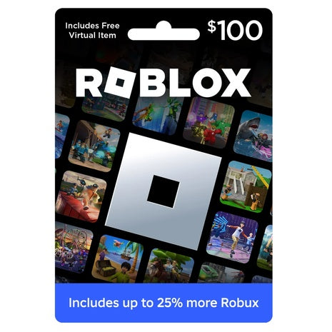 $100 Roblox eGift Card ncludes Exclusive Virtual Item