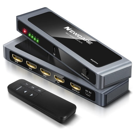 4 In 1 Out 4K@60Hz Aluminum 4-Port HDMI Switch