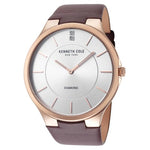 Kenneth Cole 44 Mm Classic Quartz Silver Dial Men's Watch